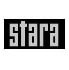 Logo von Stara in schwarzer und grauer Schrift auf weißem Hintergrund.