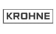 Logo der Firma Krohne in schwarzer Schrift auf weißem Hintergrund.